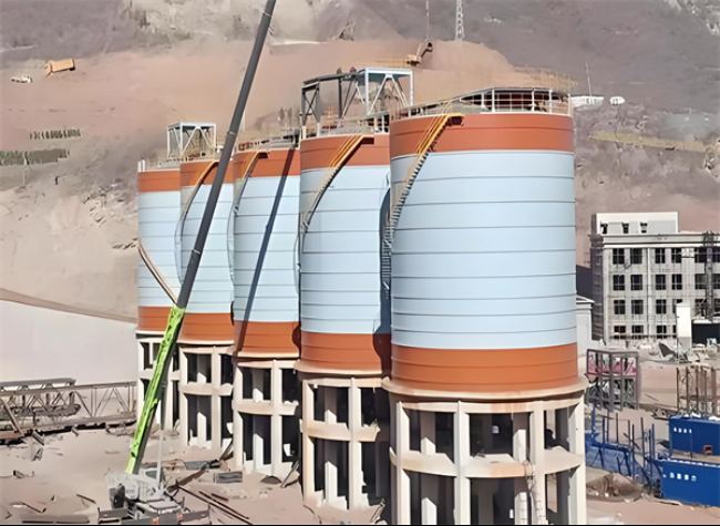 秀屿高架钢板仓